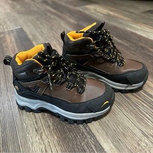 Pacific Mountain Kingston kids waterproof hiking boots lace-up size 11 boy girl